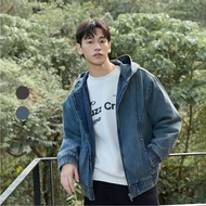 50% Fifty Percent|Hooded Denim Jacket|02552741005