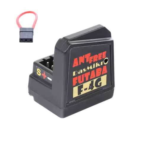 DasMikro DSK-404 Futaba 2.4G F-4G Receiver with Built-in Antenna Compatible with T10PX