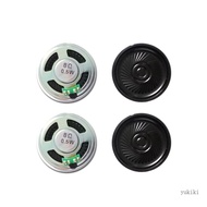 Kiki 8Ohm 0 5W Mini Speaker 4CM Diameter Durability Metal Frame For Projects