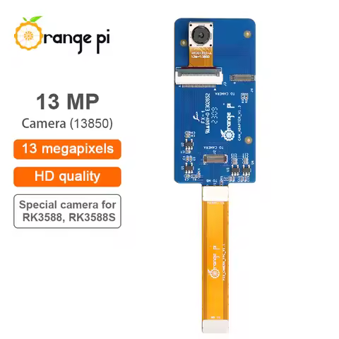 Orange Pi Single Board Computer 13MP Camera 13850 13Megapixels with 3000mm Focal Length for OPi5/5B/