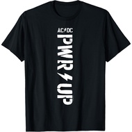 AC&DC letter printed casual loose men's 100% cotton high-quality tough guy style T-shirt 918