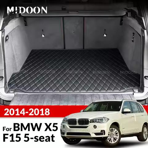 Car trunk mat for BMW X5 F15 Five seats 2014 2015 2016 2017 2018 cargo liner carpet interior accesso