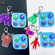 Travel Entertainment Unwind Game Keychain Soft And Squishy Hot Sensory Toy For Children Relaxation Popping Bubble Novelty Item In-demand Mental Clarity Aid