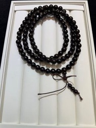 文玩系列-黑檀木念珠手持