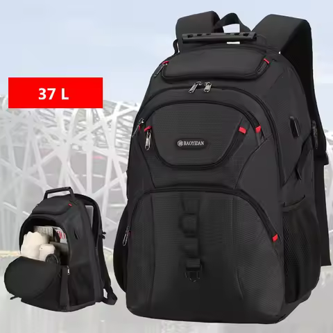 Nesitu 37 L Large Capacity A4 14 15.6 16 inch Laptop Men Women Backpack Duffle School Hiking Travel