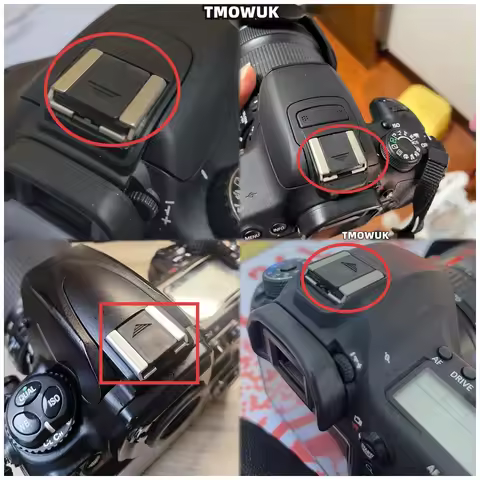 For Canon EOS 750D 5D Mark II 100D 800D 1D Mark II N 620 RT 3000V Hot Shoe Cover Camera Accessories 