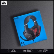 Logitech G331 Wired Gaming Headset, 50 mm Audio Drivers, Rotating Leatherette Ear Cups, 3.5 mm Audio