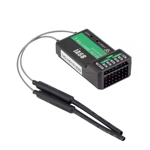 Flysky FS‑IA6B IA6B 2.4G 6CH RC Receiver PPM for FS‑I6X FS‑I6S I8 RC Transmitter Receiver