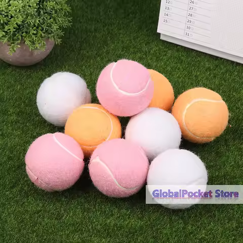 1/3Pcs Tennis Balls Wear-Resistant Highly Elastic Training Balls 65MM Ladies Beginners Durable Pract
