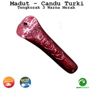 Madat Candu Turki Tengkorak 3 Warna Merah