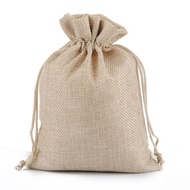 Burlap Storage Bag, Cultural Supplies Drawstring Bag, Burlap Drawstring Bag, Empty Bag, Bracelet Gif