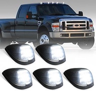 5PCS LED Cab Roof Marker White Lights Top Clearance Marker Light Compatible with Ford F-250 F-350 F-