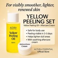 Yellow Peeling Oil Set with Aftercare Cream – Trichloroacetic, Kojic, Retinoic & Salicylic Acid Skin