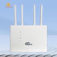 4G Wireless Router 150Mbps WiFi Router 4 Network Ports SIM Card Networking Modem [anisunshine.sg]