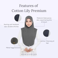 AMINIE HIJAB - COTTON LILY PREMIUM (M)