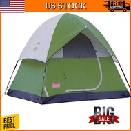 New 2/3/4/6 Person Dome Tent with Easy Setup, Included Rainfly and 1 Ground Vent for Air Flow with Sundome Camping Tent,