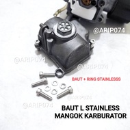 BAUT L MANGKOK KARBU PE PWK PWL BAUT L STAINLESS KARBURATOR KEIHIN SUDCO KOSO KRJ BRT UMA CPO BAUT L