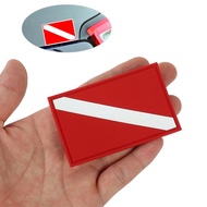 Diving Flag Patch  3.15x1.97 inch Badge Diver Down for Spearfishing Snorkeling Scuba