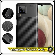 Casing Samsung Galaxy M62 M 62 Soft Case Fiber Carbon Autofocus