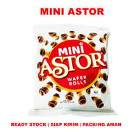 Mini Astor Wafer Rolls Cokelat 27 Gram