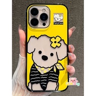 Line Puppy Phone Case For Realme 15 9 Pro SE Speed 9i 8 8S 7 GT 8 Pro Neo 2T Narzo 50 30 Q5 Q5i Q3 P