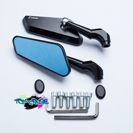 🔥พร้อมส่ง🔥 กระจก Rizoma RZM ทรงเหลี่ยม ขาย่อ งานCNC เลนส์ตัดแสง ดีไซน์สปอร์ต ใส่ได้ทุกรุ่น