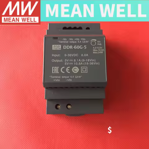 Taiwan MEAN WELL DDR-60G-5 54W 5V10.8A rail type DC-DC switching power supply