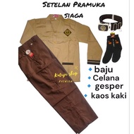 Boy's alert scout uniform set, long shirt, long trousers