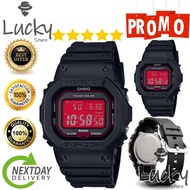 Lucky store [Japan Made] GW-B5600AR-1 PETAK Black & Red Dial Sports Watch Resin Band for Unisex Dw56