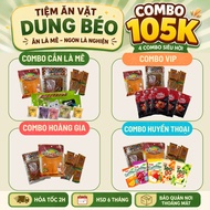Combo of Hang Dai Beef Jerky Mixed Snacks Beef Tendon Beef Ribs Goat Ribs | Includes bags of water -