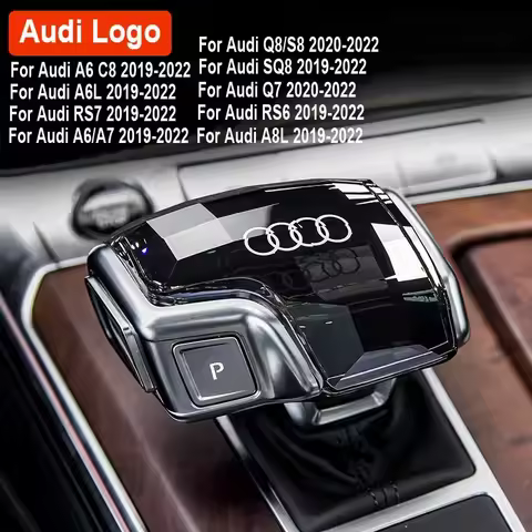 For Audi A4 A5 A6 A7 A8L Q5 Q7 Q8 RS4 RS5 RS6 RS7 S4 S5 SQ5 QS8 C8 S8 Crystal gear head Shift head T