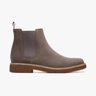 Clarks Clarkdale Easy Original Chelsea Boots Pria Suede - Grey