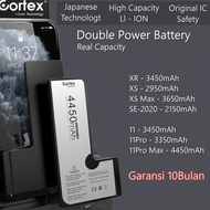 BARU Cortex iPhone Baterai XR XS XSMax Battery High Capacity Original