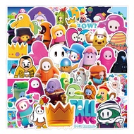 50 pcs Fall Guys Game Waterproof PVC Stickers