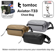 tomtoc Aviator-T33 Sling Bag | Crossbody Bag | Chest Bag | Shoulder Bag with RFID Blocking | 1.5L | 
