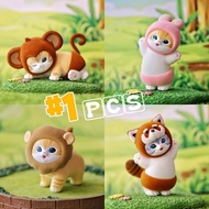 LITTLE CAT FIGURE MOFUSAND MINI RANDOM FIGURE LITTLE CAT KAWAI/ MEOWTASTIC ZOO BELLY DANCE LITTLE CA