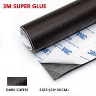 ◘☫ 【Custom Size】3M Glue Sticker Leather Repair Self-Adhesive Patch Sofa PU Fabric