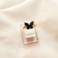 [NEW] 375 8K natural gold butterfly ring