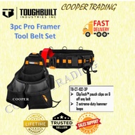 TOUGHBUILT 3pc Pro Framer Tool Belt Set ~ TB-CT-102-3P