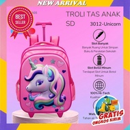 Tas Troli Anak Perempuan Terbaru 2023 Murah Dorong Sekolah Import 2022 Trolley Tk Sd Smp Hello Kitty