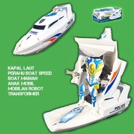 Toy Boat Turns into a Robot.. Toy Ship Becomes a Robot.. Robot Ship Toy