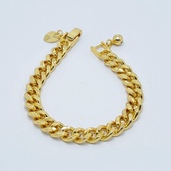Golden Plated Bracelet Emas Korea Rantai Tangan Perempuan Women Bracelet Gelang Tangan