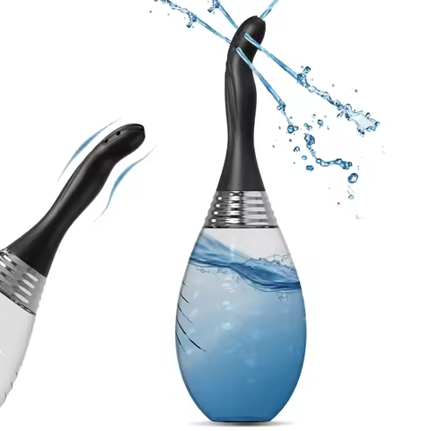 Reusable Enema Irrigator Enema Bulb Syringe Anal Douche Cleaner Enema Colon Cleanse Feminine Hygiene
