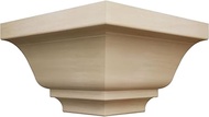 3 3/4"P x 3 11/16"H WM45 Americraft Solid Hardwood Stain Grade MiterLink Crown Moulding Outside Corn