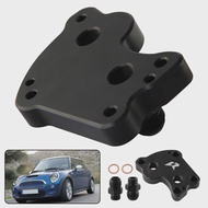 AN10 Oil Cooler Filter Adapter Plate Black For BMW Mini Cooper S Supercharger R50 R52 R53 1.6L Engin