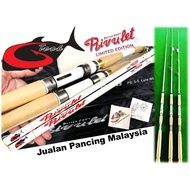 GTECH Rivulet Limited Edition PUTEH Shooter 7kaki 7‘6kaki 7’3kaki Patin Mekong Carbon Spinning Rod