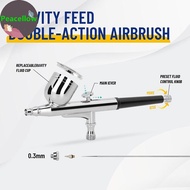Peacellow Professional Double Action Airbrush BD-130 Mounted 0.3mm Nozzles And Needles SG