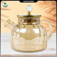 One Two Cups Teapot Pitcher Teapot Heat Resistant Borosilicate Fire 1L - BR-383