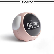 Emoji Alarm Clock Cute Expression LED Voice Control Night Light Multifunctional Alarm Clock Child Be