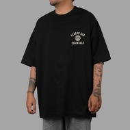 【US】Essentials Jersey Crewneck University Logo Black Tee